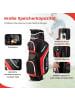 COSTWAY Golfbag leicht mit 14 er Unterteilung in Rot