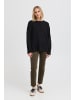 Pulz Strickpullover PZSTEFFI Relaxed fit in Black Beauty
