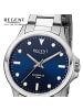 Regent Analog-Armbanduhr Regent Metallarmband silber mittel (ca. 32mm)