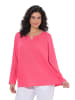 Ulla Popken Bluse in helles fuchsia