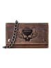Greenburry Biker Geldbörse RFID Schutz Leder 17 cm in brown