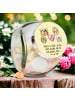 Mr. & Mrs. Panda Bonbonglas Igel Familie mit Spruch in Gelb Pastell
