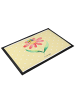 Mr. & Mrs. Panda Schmutzfangmatte Hummel Blume ohne Spruch in Gelb Pastell