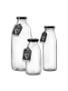 Ritzenhoff & Breker 3-tlg. Milchflaschen-Set Mara in Transparent – in transparent