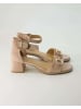 Terry Sandaletten in Beige