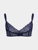 Erlich Textil  FLUID LACE BÜGELLOSER BH in mitternachtblau