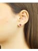 Diamant L'éternel Ohrringe aus 375 Weißgold mit Rubin