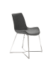 Angel Cerdá Stuhl 4009 in Grau/Stahl – (B)54 x (H)82 x (T)58 cm