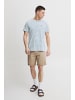 BLEND T-Shirt BHDinton striped tee in Blau