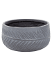 Beliani Outdoor Blumentopf FTERO in Grau - (W) 35 x (H) 19 x (L) 35 cm