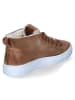 Blackstone High Sneaker in Braun