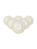 Villeroy & Boch 6er Set Brotteller Ivoire ø 18 cm weiß-gold in weiß-gold