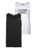 OCEAN SPORTSWEAR Tanktop in schwarz, weiß