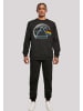 F4NT4STIC Sweatshirt Pink Floyd Dark Side of The Moon Distressed Moon in schwarz