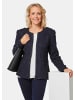 GOLDNER Kurzgröße:  Trageangenehme Jerseyjacke in dunkelblau