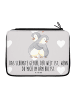 Mr. & Mrs. Panda Stifteetui Pinguine Kuscheln mit Spruch in Grau Pastell