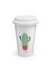Mr. & Mrs. Panda To Go Becher Kaktus Wut ohne Spruch in Weiß