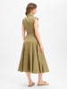 Ambiance Kleid in oliv - 0002