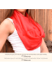 styleBREAKER Seidiger unifarbener Loop in Apricot