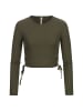 ONLY ONLY Cropped T-Shirts in olive
