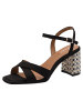 Tamaris Sandalette in BLACK COMB