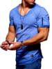 behype T-Shirt MERTY in blau