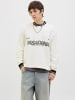 Jack & Jones Sweatshirt in Cloud Dancer