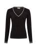 Liu Jo Strickpullover in schwarz silber - 0001