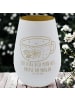Mr. & Mrs. Panda Outdoor Windlicht Kaffee Tasse mit Spruch in Weiß