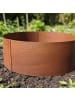 relaxdays Pflanzring in Braun – (H)20 x Ø 70 cm