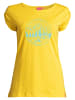 Salzhaut Rundhals T-Shirt für Damen in gelb