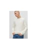 BOSS Rundhalspullover für Herren in offwhite