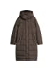 Marc O'Polo Puffer-Daunenmantel mit Kapuze regular in Burnt Coffee