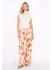 Usha Women Pants in cream multicolor