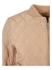 Urban Classics Urban Classics Damen Ladies Diamond Quilt Nylon Jacket in unionbeige