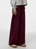 Pieces Wide Leg Hose in Tawny Port