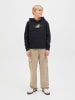 JACK & JONES Junior Hoodie JCOTIER FRONT PRINT SWEAT HOOD JNR in black
