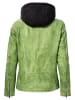 CBL Damen Lederjacke in grün