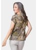 GOLDNER Bluse Ultraleichte Druckbluse aus reiner Baumwolle in natur / gemustert
