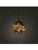MARELIDA LED Leuchtkugel Lichterkugel Kugelleuchte hängend D: 15cm in rauchgrau