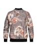 Cloud5ive Cloud5ive Blouson Bomber-Jacket with flower print in brown/beige