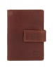 Greenburry Vintage Geldbörse RFID Schutz Leder 7 cm cognac
