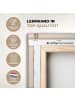 OnlyWow Leinwand Bilder Goldfarben