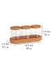 Wenko Aufbewahrungsdosen Apiro 3er Set, Aufbewahrungsdosen Mod. Apiro 3er Set in Natur