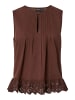 Pieces Top in Chicory Coffee