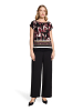 Betty Barclay Blusenshirt mit Aufdruck in Black/Dark Red