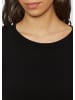 QS Strickpullover langarm in Schwarz