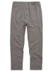 Men Plus Lange Sweathose in grau melange