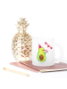 Mr. & Mrs. Panda Teetasse Glas Avocado Party ohne Spruch in Transparent