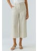 Oui Leinen Hose in biscuit